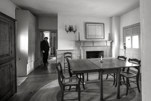 Ground-floor family room in wing, 1804